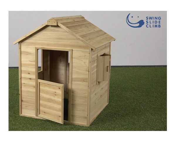 Swing Slide Climb Hut Cubby House